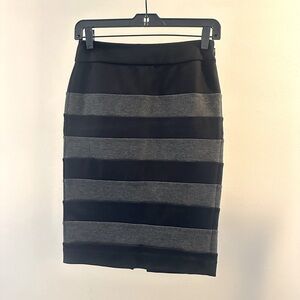 White House Black Market Stripped Skirt